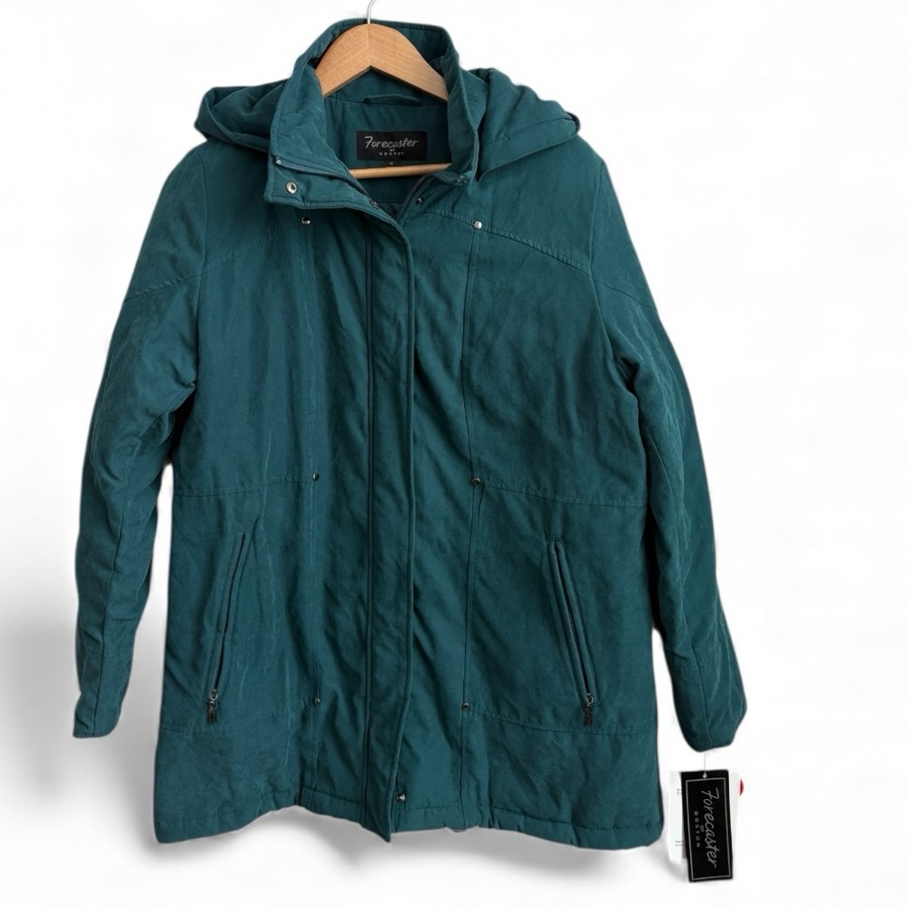 Forecaster of Boston Teal Hooded Insulated Winter Coat Women’s M NWT